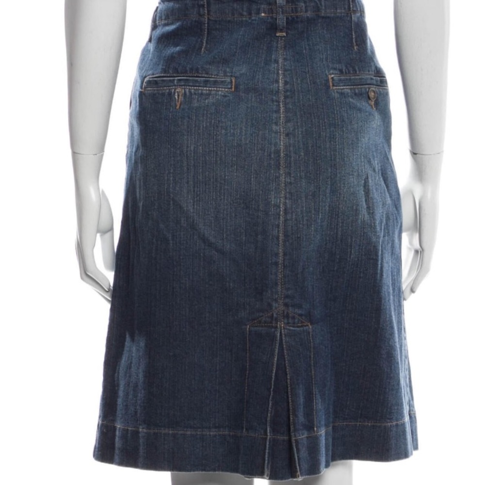 Burberry London Denim Skirt Size Large - Picture 3 of 17